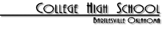 College High School, Bartlesville, Oklahoma